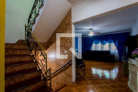 Hall da sala de casa à venda com 3 quartos, 204m² em Vila Pires, Santo André