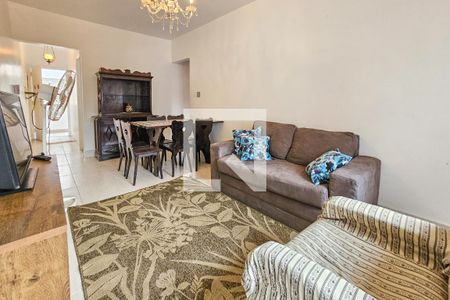 Sala de apartamento para alugar com 1 quarto, 61m² em Vila Alzira, Guarujá