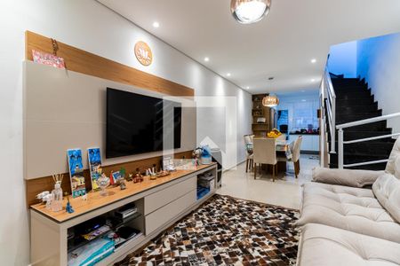 Sala de casa à venda com 3 quartos, 110m² em Jardim Sabara, São Paulo