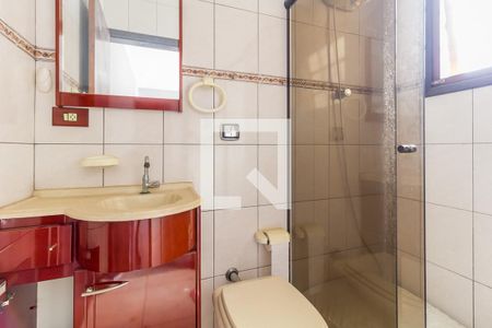 Casa de condomínio para alugar com 280m², 3 quartos e 6 vagas Casa de condomínio para alugar com 280m², 3 quartos e 6 vagasBanheiro da Suíte 1