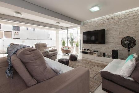 Sala de apartamento para alugar com 4 quartos, 250m² em Barra Funda, Guarujá