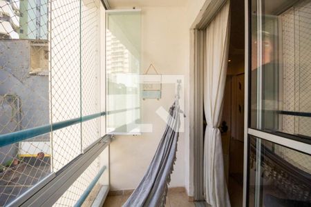 Varanda da Sala de apartamento à venda com 2 quartos, 52m² em Liberdade, São Paulo