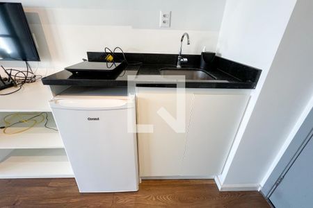 Cozinha de kitnet/studio para alugar com 1 quarto, 32m² em Bom Retiro, São Paulo