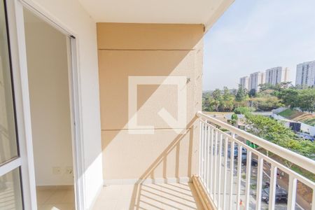 Varanda da Sala de apartamento para alugar com 3 quartos, 62m² em Jardim Ipaussurama, Campinas