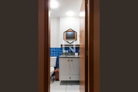 Banheiro de kitnet/studio para alugar com 1 quarto, 26m² em Vila Mariana, São Paulo