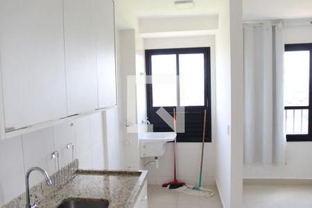 Cozinha e Área de Serviço de apartamento para alugar com 2 quartos, 55m² em Jardim Leblon, Goiânia