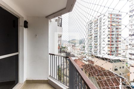 Varanda da Sala de apartamento à venda com 2 quartos, 64m² em Rio Comprido, Rio de Janeiro