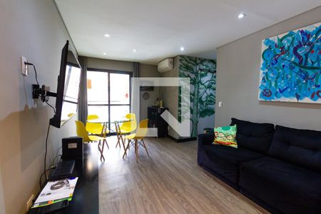 Sala de apartamento à venda com 2 quartos, 75m² em Vila Hamburguesa, São Paulo