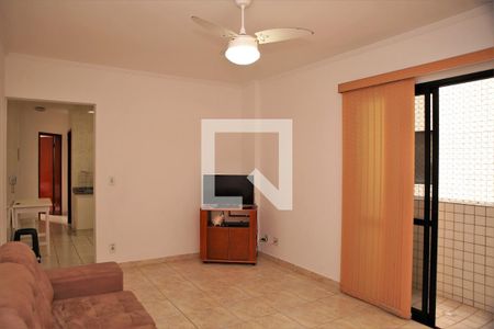 Sala de apartamento para alugar com 1 quarto, 62m² em Guilhermina, Praia Grande