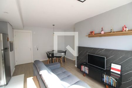 Sala/Cozinha de apartamento à venda com 2 quartos, 51m² em Bairro Fátima, Canoas