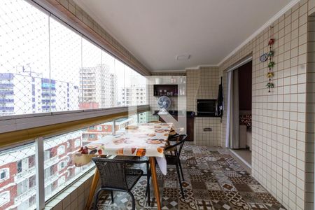 Varanda de apartamento para alugar com 3 quartos, 80m² em Vila Tupi, Praia Grande