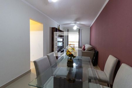 Sala de apartamento para alugar com 3 quartos, 80m² em Vila Tupi, Praia Grande