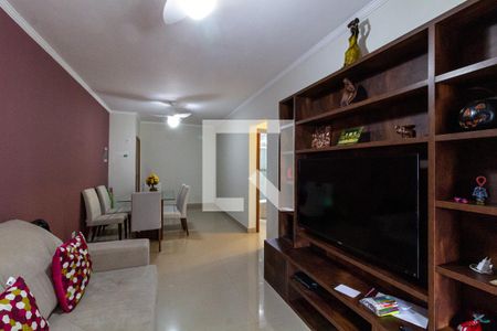 Sala de apartamento para alugar com 3 quartos, 80m² em Vila Tupi, Praia Grande