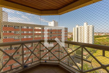 Sacada da Sala de apartamento à venda com 4 quartos, 128m² em Jardim dos Oliveiras, Campinas