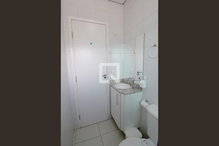 Banheiro de kitnet/studio para alugar com 1 quarto, 22m² em Jardim Rodrigo, Sorocaba