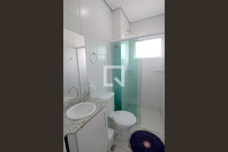 Banheiro de kitnet/studio para alugar com 1 quarto, 22m² em Jardim Rodrigo, Sorocaba