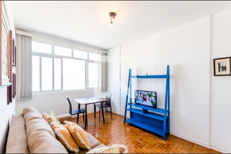 Sala de apartamento para alugar com 1 quarto, 60m² em José Menino, Santos