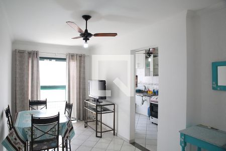 SALA de apartamento para alugar com 1 quarto, 74m² em Guilhermina, Praia Grande