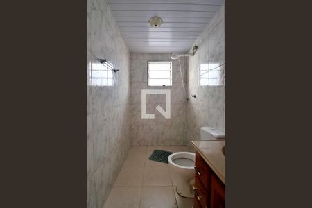 Banheiro de casa para alugar com 1 quarto, 50m² em Jardim Santo Alberto, Santo André