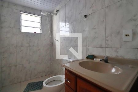 Banheiro de casa para alugar com 1 quarto, 50m² em Jardim Santo Alberto, Santo André