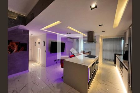 Sala/Cozinha de apartamento à venda com 2 quartos, 240m² em Recreio dos Bandeirantes, Rio de Janeiro