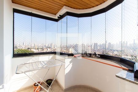 Varanda da Suíte 1 de apartamento à venda com 3 quartos, 130m² em Vila Diva (zona Leste), São Paulo