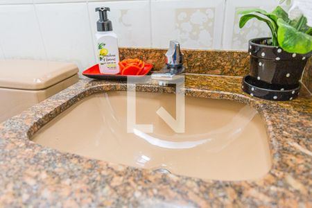 Detalhe do Lavabo de apartamento à venda com 3 quartos, 110m² em Vila Santa Teresa, Santo André