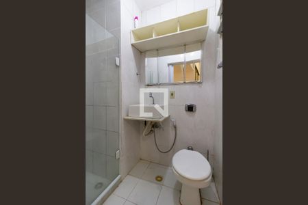 Banheiro social  de apartamento para alugar com 1 quarto, 50m² em Leblon, Rio de Janeiro