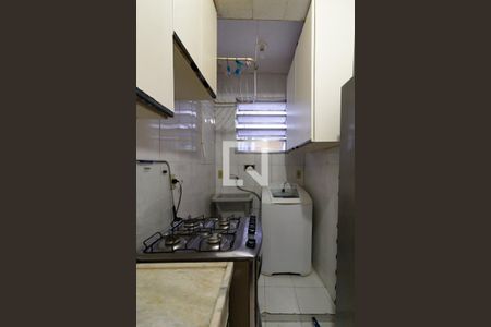 Detalhe da cozinha/área de serviço  de apartamento para alugar com 1 quarto, 50m² em Leblon, Rio de Janeiro