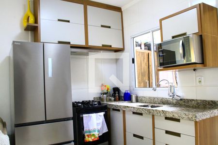 Sala/Cozinha de casa de condomínio à venda com 2 quartos, 45m² em Limoeiro, São Paulo