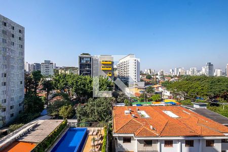 Sala - Varanda Vista de apartamento à venda com 2 quartos, 70m² em Vila Madalena, São Paulo