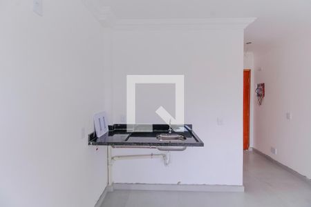 Cozinha de kitnet/studio à venda com 1 quarto, 27m² em Vila Cleonice, São Paulo