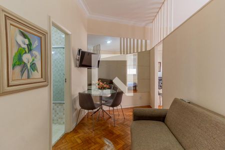 Sala de apartamento à venda com 1 quarto, 53m² em Catete, Rio de Janeiro