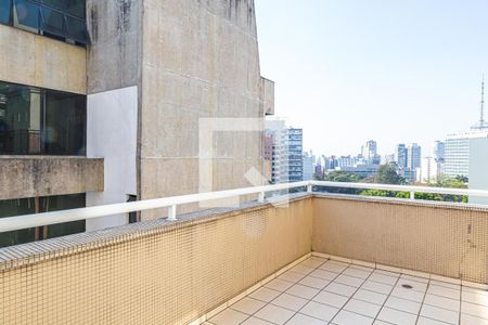 Varanda da Sala de apartamento à venda com 2 quartos, 99m² em Bela Vista, São Paulo