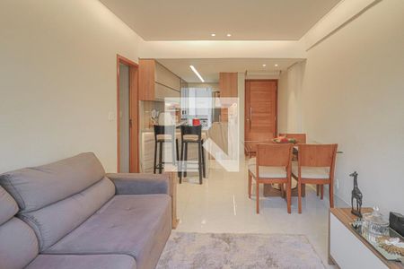 Sala de apartamento à venda com 3 quartos, 80m² em Cidade Nova, Belo Horizonte