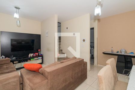 Sala de casa de condomínio à venda com 3 quartos, 87m² em Vila Isolina Mazzei, São Paulo