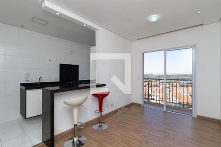 Sala de apartamento à venda com 2 quartos, 48m² em Jardim Ermida I, Jundiaí