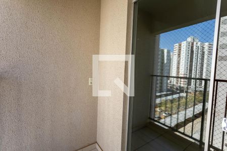 Sacada da Sala de apartamento para alugar com 2 quartos, 55m² em Parque Oeste Industrial, Goiânia