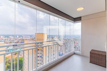 Varanda da Sala de apartamento para alugar com 2 quartos, 60m² em Jardim Umuarama, São Paulo