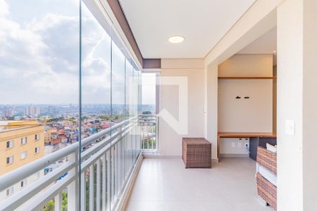 Varanda da Sala de apartamento para alugar com 2 quartos, 60m² em Jardim Umuarama, São Paulo