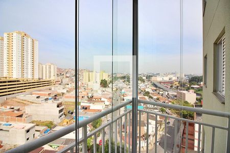 Varanda da Sala de apartamento à venda com 2 quartos, 52m² em Santa Terezinha, São Bernardo do Campo