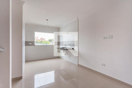Sala e Cozinha de apartamento à venda com 2 quartos, 94m² em Vila Guarará, Santo André