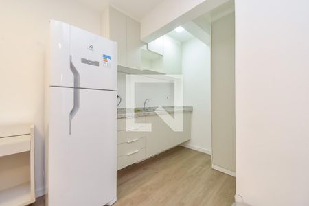 Cozinha de apartamento para alugar com 1 quarto, 25m² em Bela Vista, São Paulo