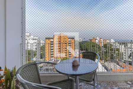 Varanda da Sala de apartamento à venda com 3 quartos, 132m² em Pinheiros, São Paulo