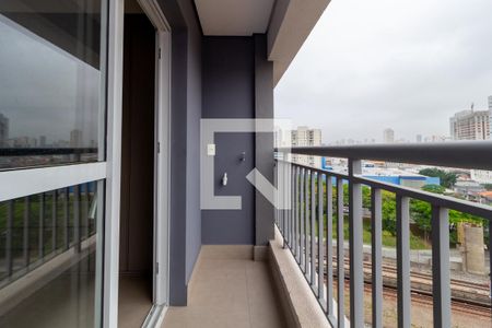 Varanda de kitnet/studio para alugar com 1 quarto, 24m² em Belenzinho, São Paulo