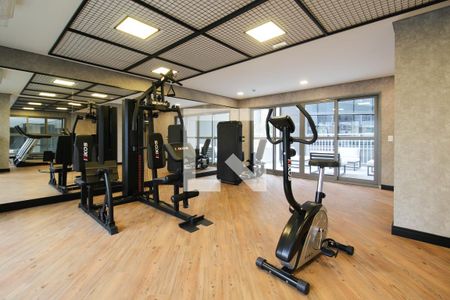 Apartamento para alugar com 26m², 1 quarto e sem vaga Apartamento para alugar com 26m², 1 quarto e sem vagaÁrea comum - Academia