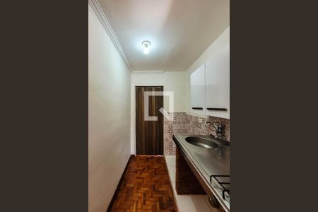 Cozinha de apartamento à venda com 1 quarto, 34m² em Aclimação, São Paulo