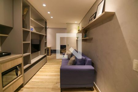 Sala de apartamento para alugar com 1 quarto, 35m² em Real Parque, São Paulo