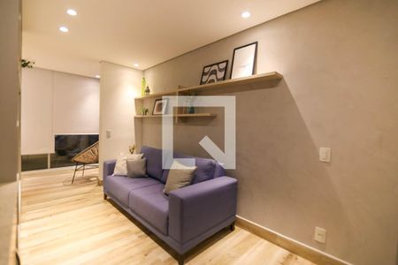 Sala de apartamento para alugar com 1 quarto, 35m² em Real Parque, São Paulo