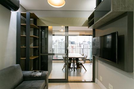 Sala de apartamento para alugar com 1 quarto, 38m² em Aclimação, São Paulo